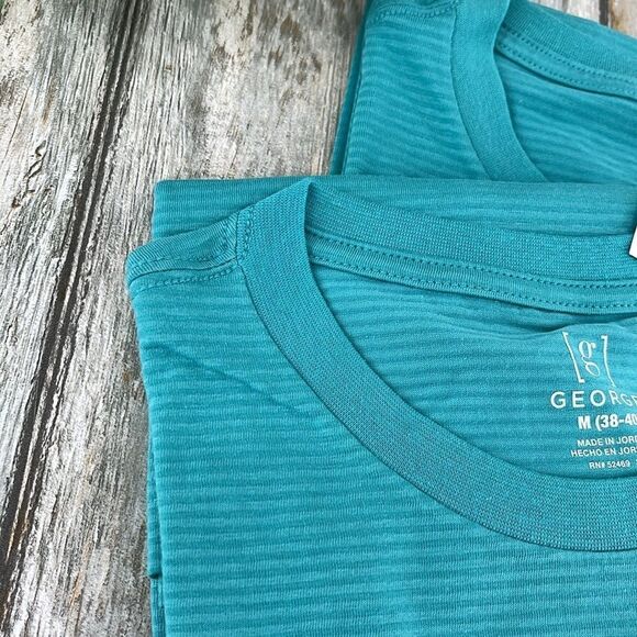 Men's Short Sleeve Crewneck Fashion T-Shirt With Pocket 3-Pack Size M - Picture 2 of 5